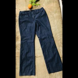 Apt. 9 Wide Leg Light Denim Trousers